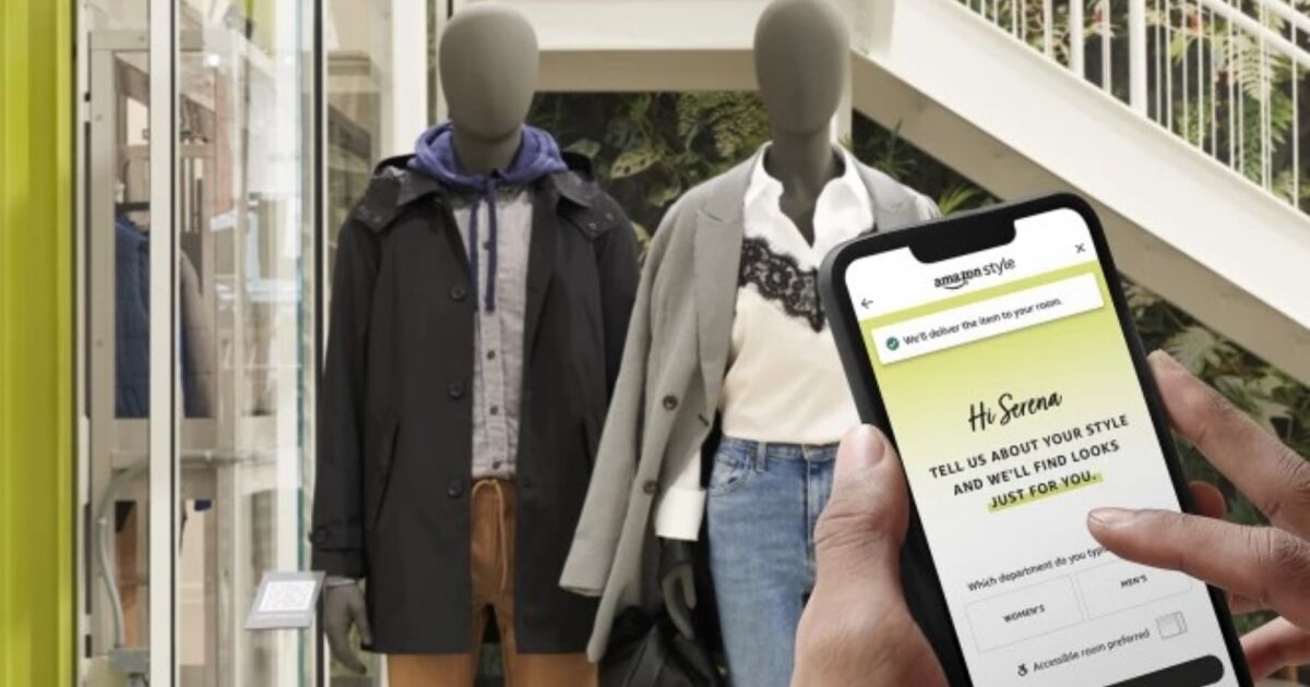 This is the first physical clothing store: Amazon Style