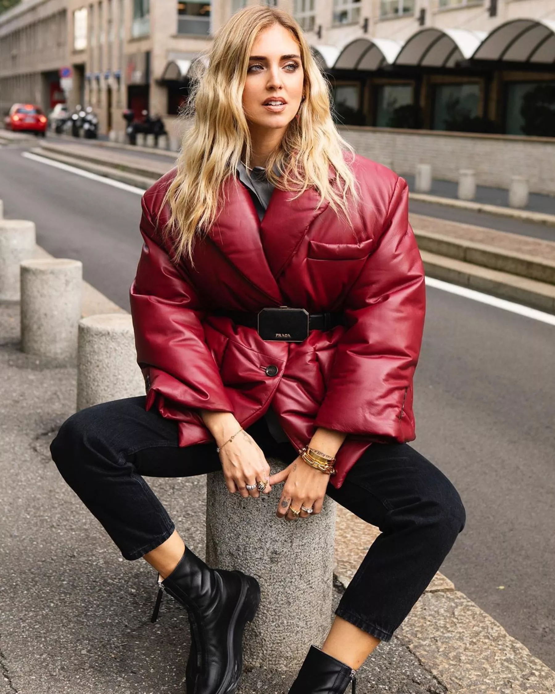 El puffer jacket look de Chiara Ferragni será tu nueva obsesión