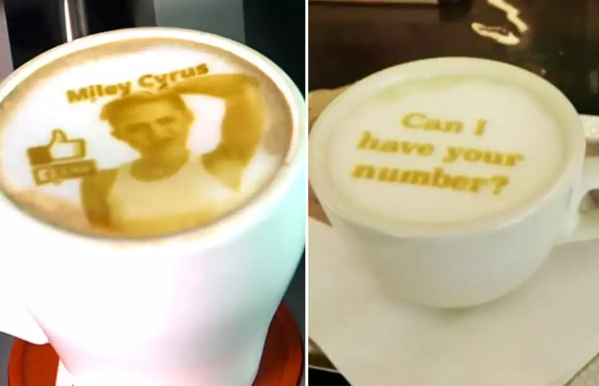 La Ripple Maker está causando sensación en Nueva York al crear todo tipo de divertidas imágenes en tu latte o expresso.