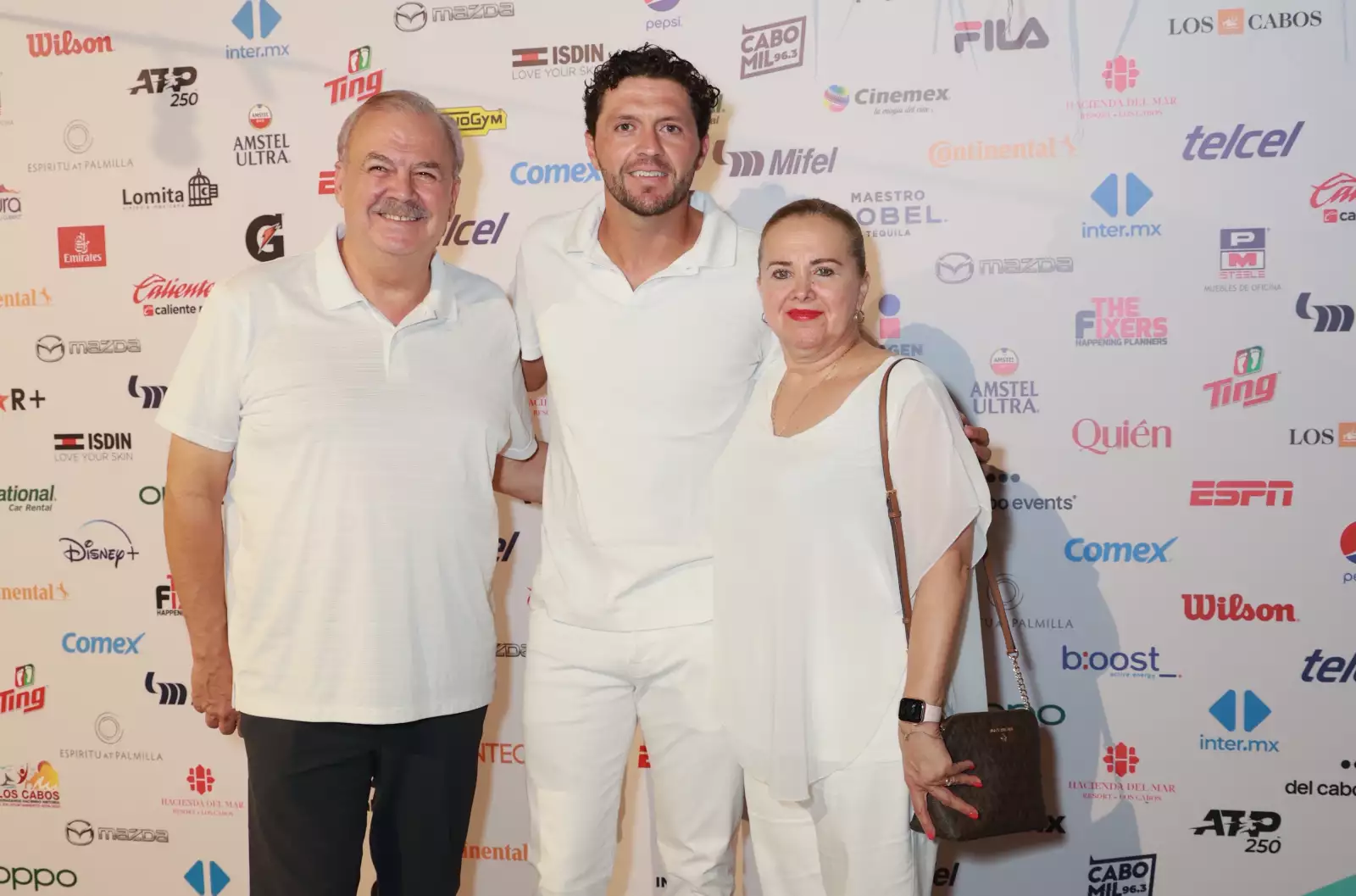 Francisco Hach , Hans Hach y Mercedes Verdugo de Hach