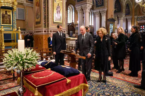 Former King Constantine II Of Greece Funeral
