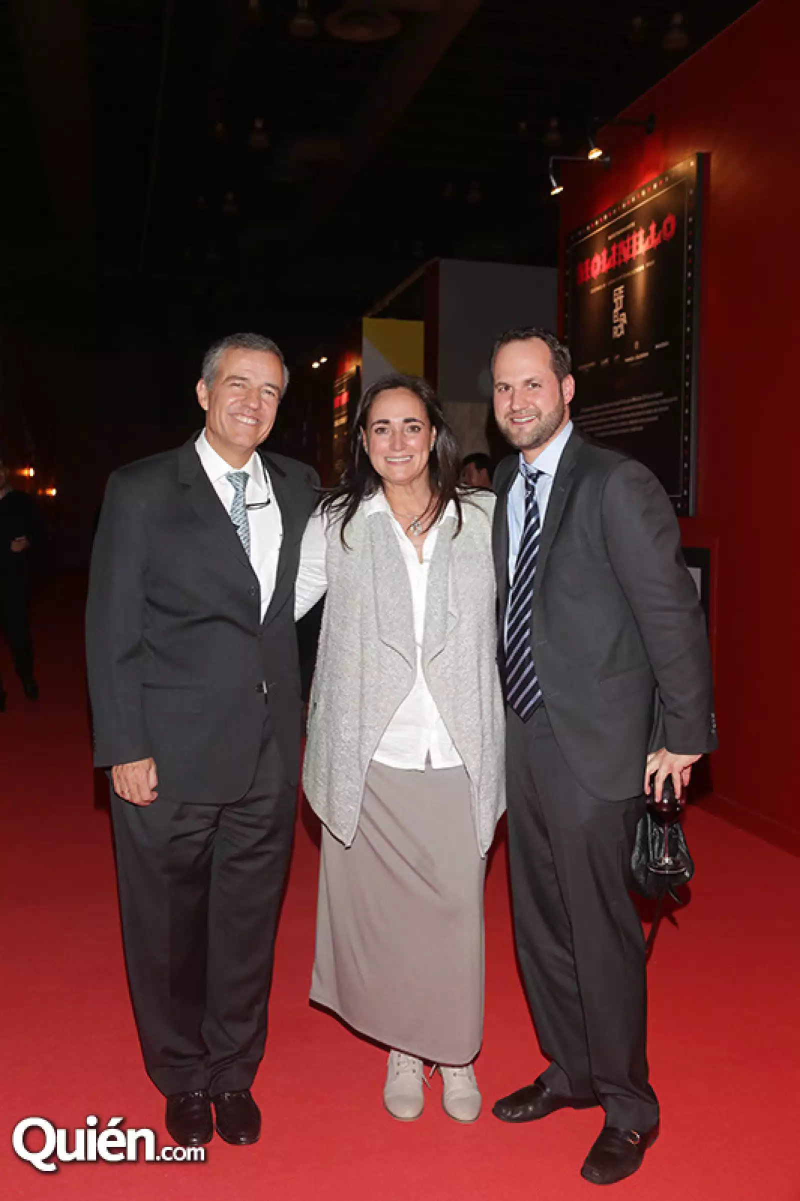 Jorge y Mercedes Berberá con Alejandro Ortiz