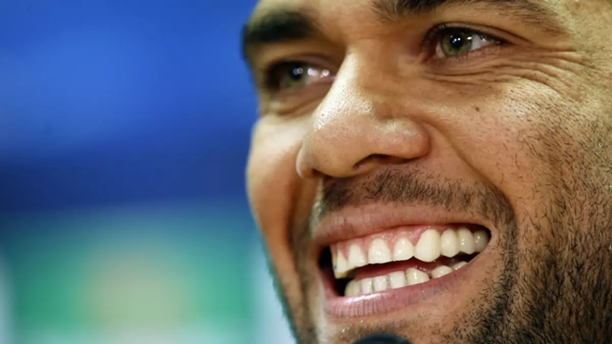Dani Alves, futbolista brasileño fichado por los Pumas de la UNAM. 