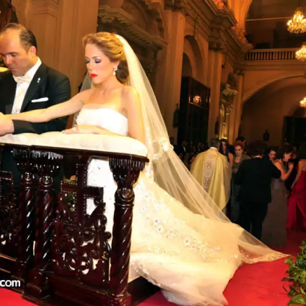 Boda de Carolina González y Bernardo Bichara Assad