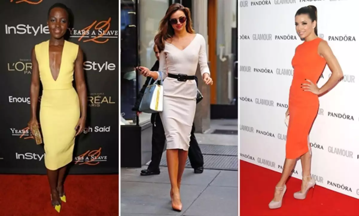 Lupita NyongÃÂ´o, Miranda Kerr y Eva Longoria son algunas de las famosas que han presumido diseÃ±os de Victoria.