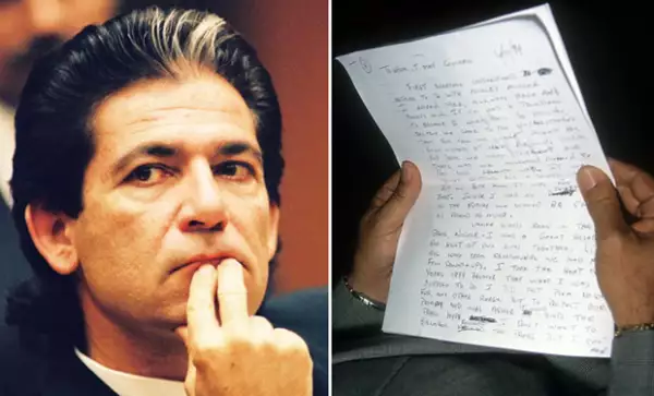 Robert dio lectura pública a una carta de O.J. Simpson.