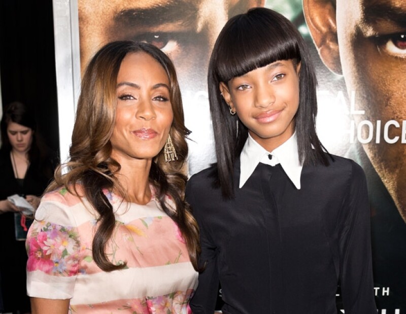 El parecido de Willow con su papá, Will, es impresionante.