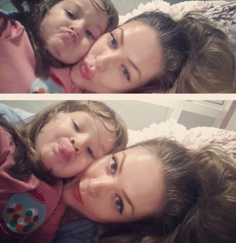 Erika de la Rosa comparte la complicidad que tiene con su hija a través de las redes sociales.