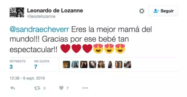 Así reaccionó Leo al ver la publicación de Sandra.