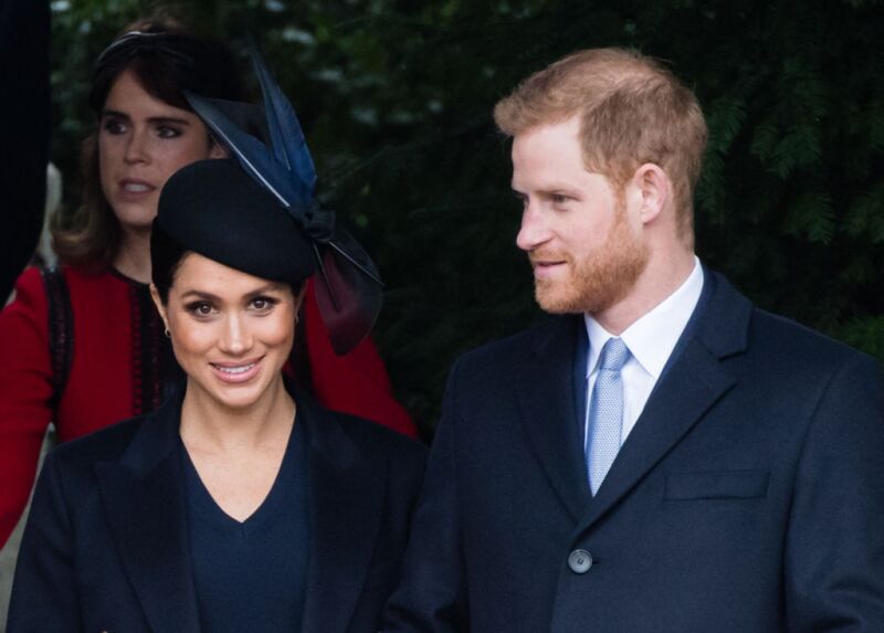 The Royal Family Attend Church On Christmas Day