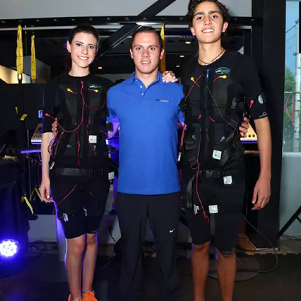 Paulina Rangel, Carlos Lavarte y Daniel Ochoa