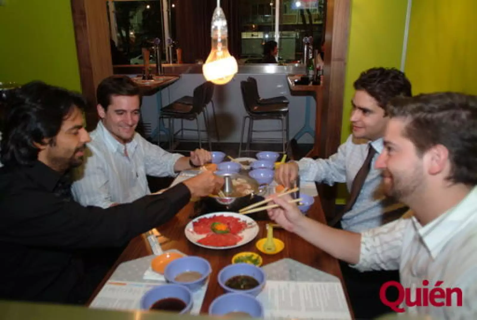 Eugenio Debez, Andrés Mier y Terán, Alfredo Mier y Terán, Carlos Mier y Terán