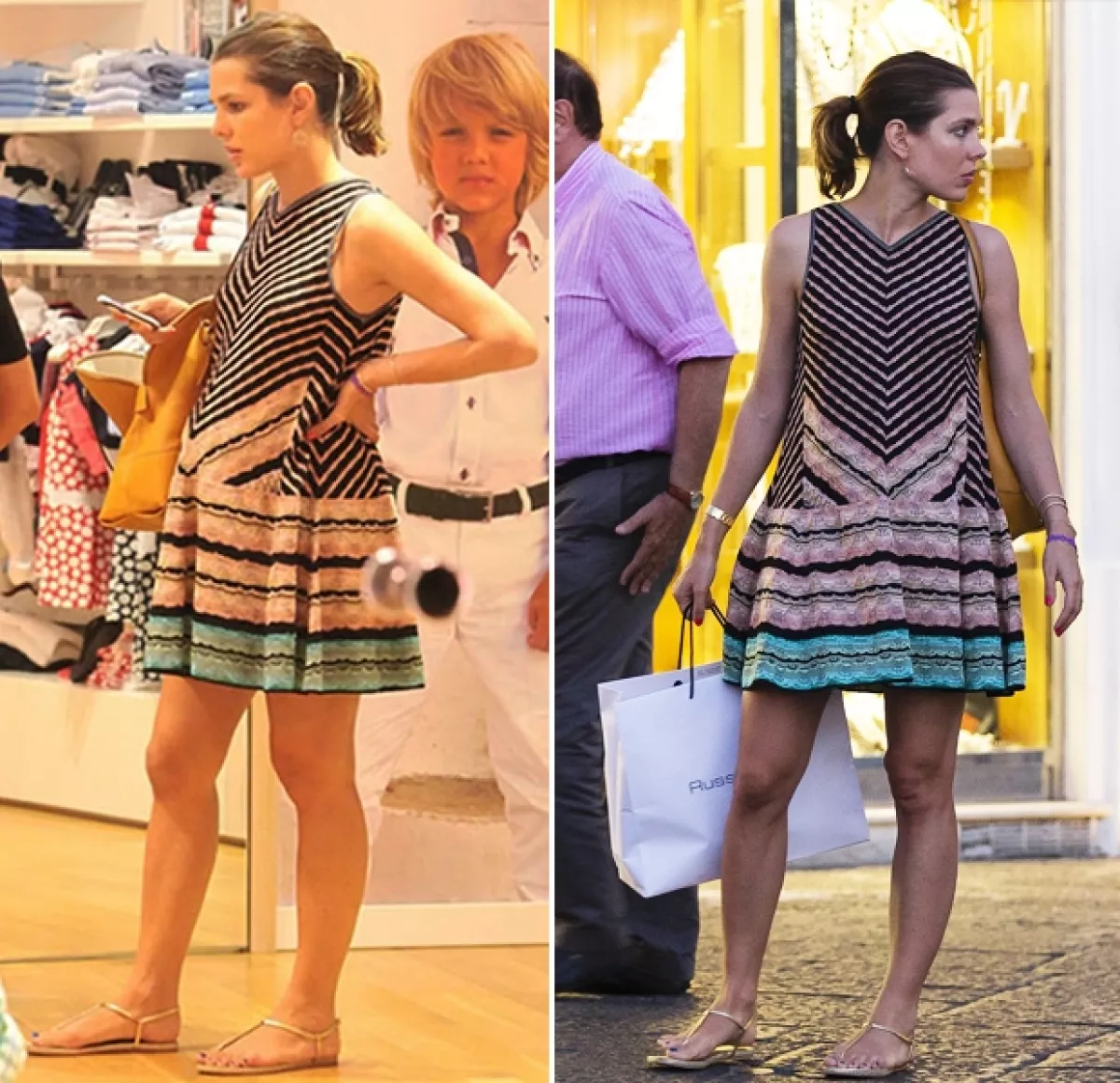 Carlota Casiraghi en Capri.