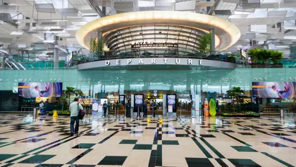 Singapore Changi International Airport Departure Hall
