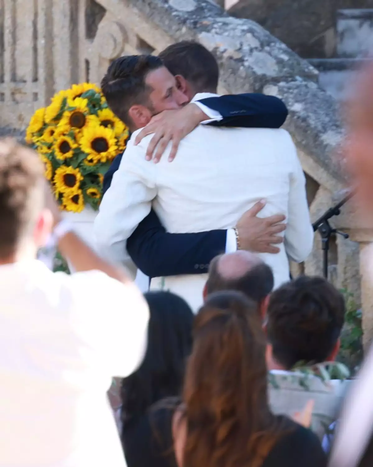 Jacquemus y Marco Maestri el día de su boda