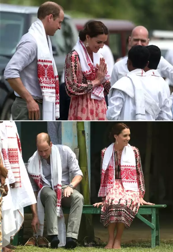 Así fue como recibieron a los duques en Kazaringa.