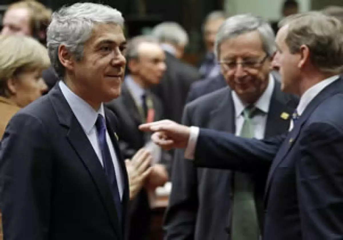 La crisis política desatada en Portugal por la dimisión de José Sócrates (foto) acaparó el interés en la primera jornada de la cumbre de jefes de Estado y de Gobierno europeos. (Foto: Reuters)