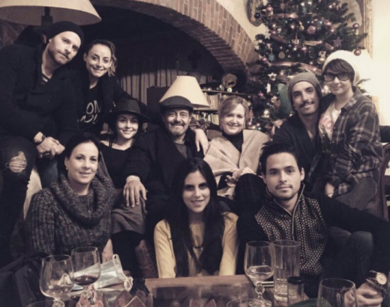 Una de las postales familiares de los Vega en diciembre del año pasado.