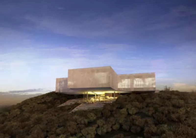 El terreno seleccionado originalmente para la construcción del proyecto preveía vistas al valle de Atizapán y a la presa Madin. (Foto: Crédito Fundación Tamayo)