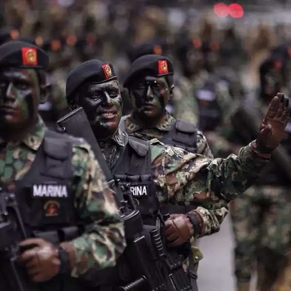 En esta edición, la Secretaría de Marina fue la dependencia a cargo del desfile militar