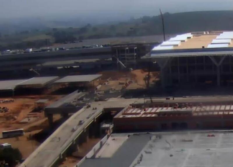 Obras del aeropuerto de Viracopos, en Sao Paulo, Brasil