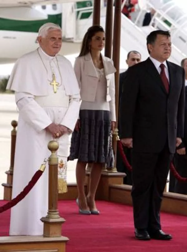 La reina Rania de Jordania comentó sobre la necesidad de un mensaje de paz necesario en esa región.