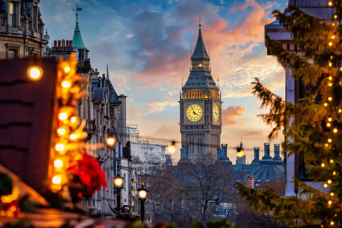Beautiful,Sunset,View,Of,The,Big,Ben,Clocktower,In,London,