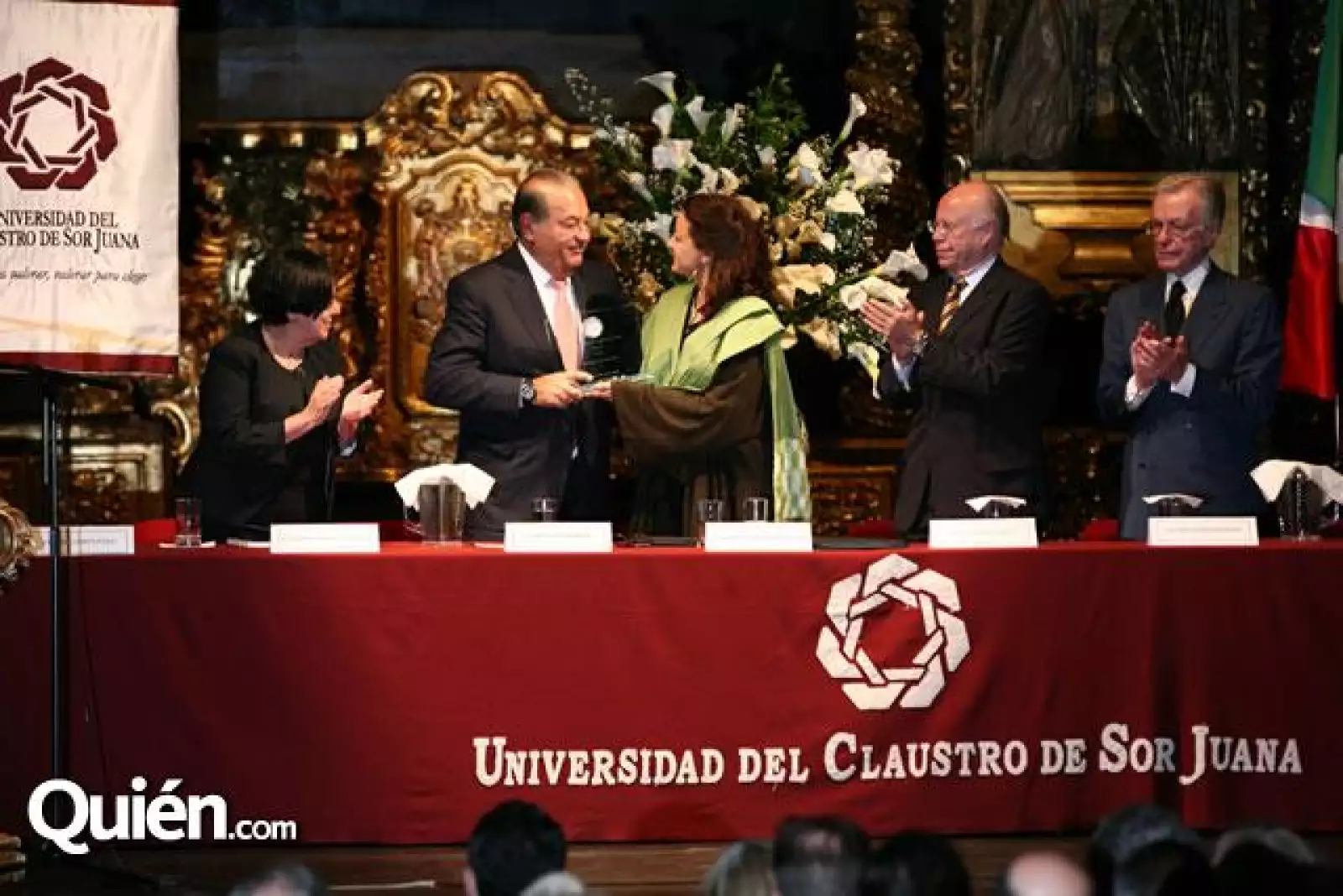 Alejandra Moreno Toscano,Carlos Slim Helú,Carmen Beatriz López Portillo,José Narro Robles,Jacobo Zabludovsky