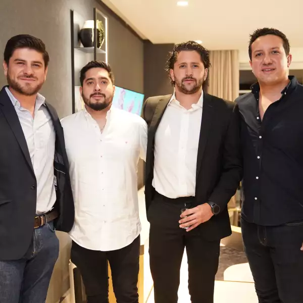 Miguel Pérez, Gabriel García, Juan Carlos Villela y Abraham Villanueva