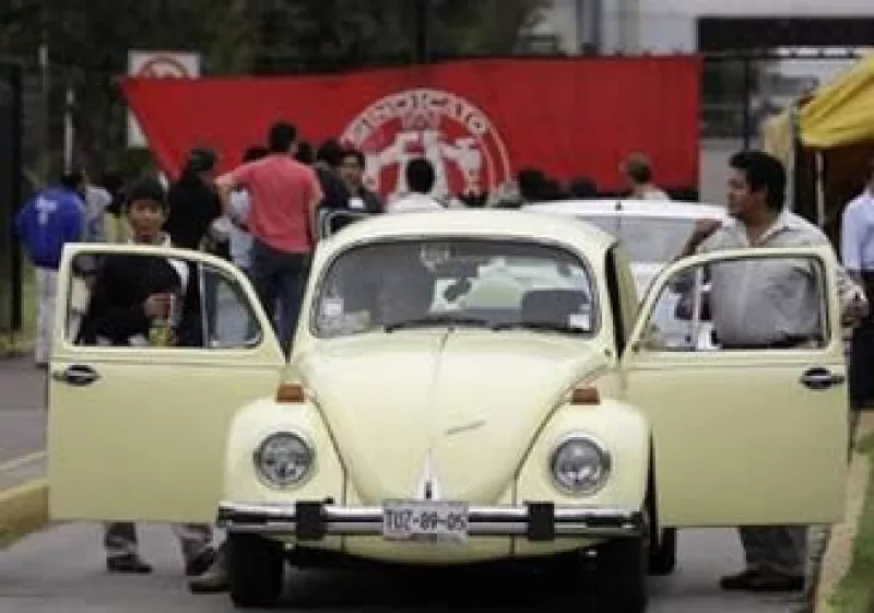 El paro en la unidad mexicana de Volkswagen inició el martes. (Foto: Reuters)