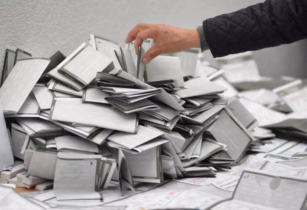 boletas voto urna conteo