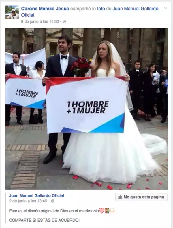 Días antes de la masacre en Orlando, José de Jesús Manzo Corona, había expresado su sentir con respecto al matrimonio.