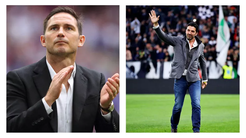Frank Lampard y Gianluigi Buffon