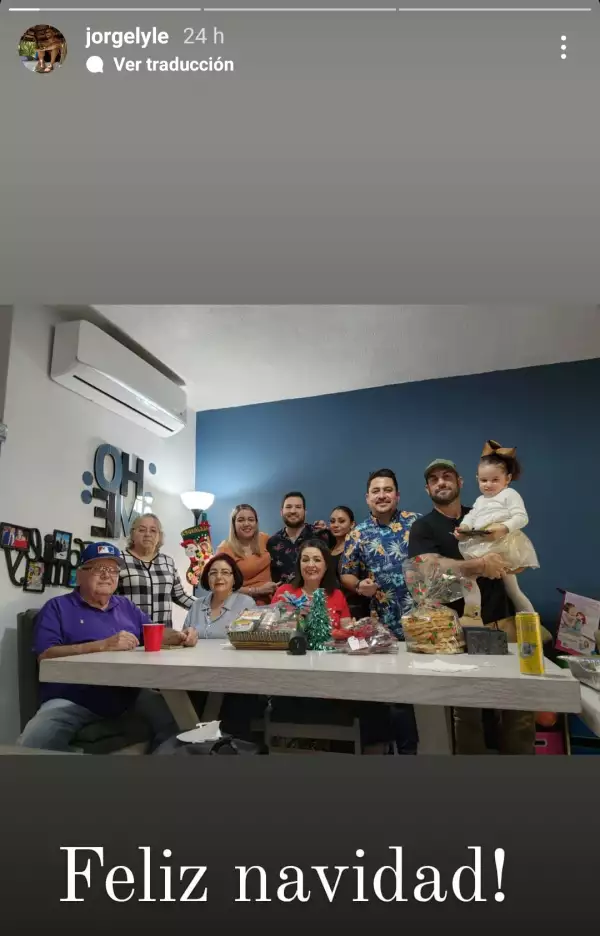 Así celebraron la Navidad familiares de Pablo Lyle