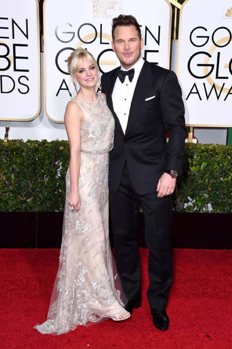 Anna Faris y Chris Pratt.