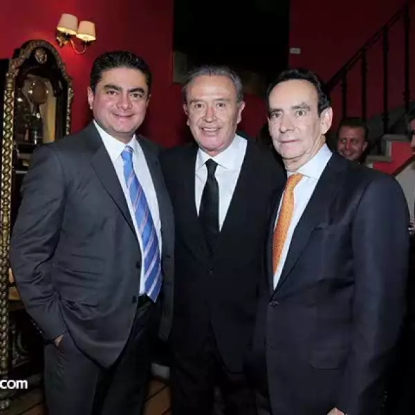 Luis Cházaro,Ricardo Rocha y Carlos Salomón