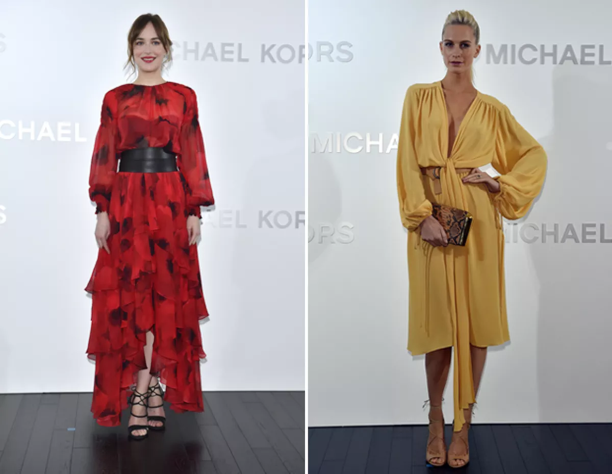 Dakota Johnson y Poppy Delevingne fueron de las invitadas VIP a la apertura de la tienda en Tokio.
