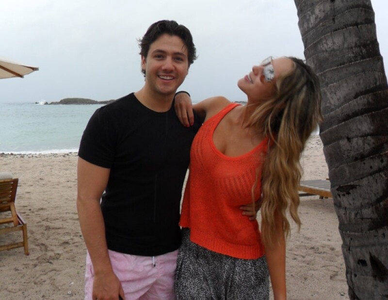 Ni las nubes que amenzaban con traer la lluvia el primer día evitaron que Vanessa y Juan disfrutaran de su estancia en Punta Mita.