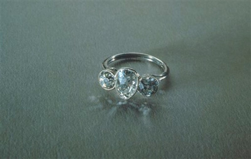 Este anillo fue rescatado desde las profundidades del océano Atlántico, lugar donde naufragó el Titanic.