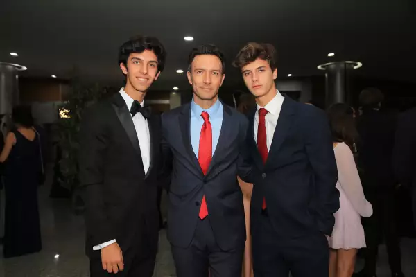 Bruno, Leonardo y Alexis de Lozanne