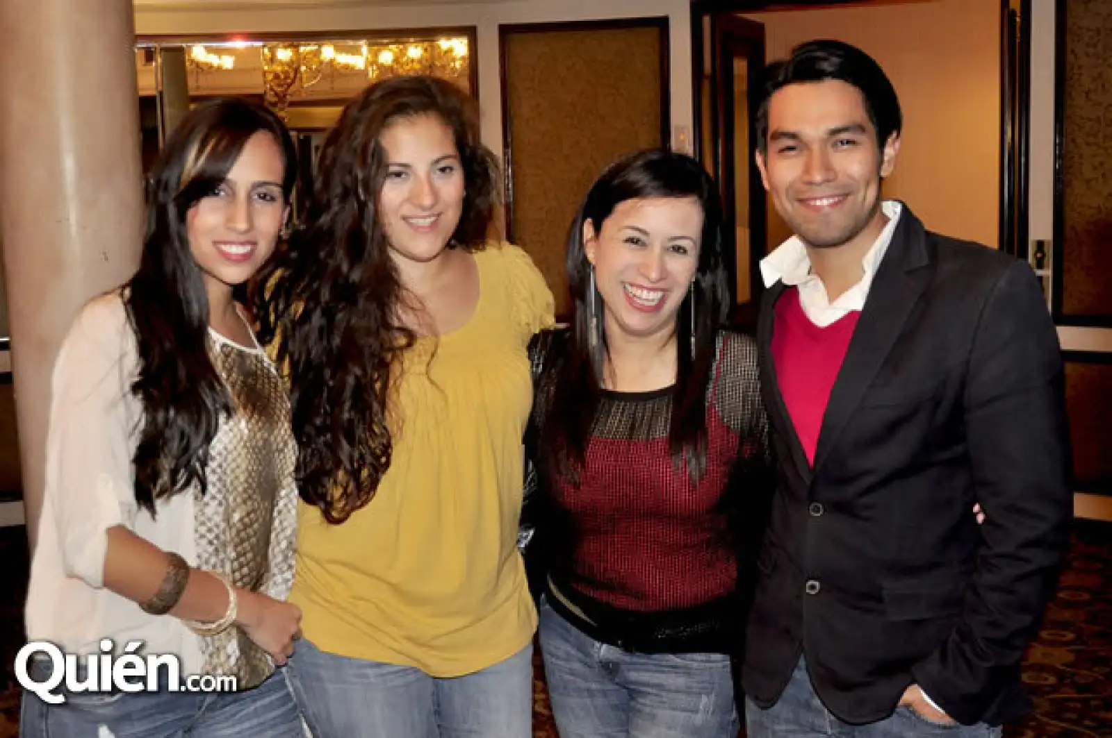 Michelle Arenas, Dany Gómez, Nancy Cárdenas y Jesús Ortega