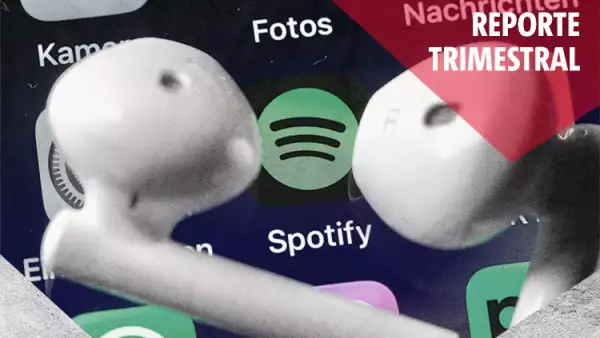 Spotify crece en usuarios e ingresos