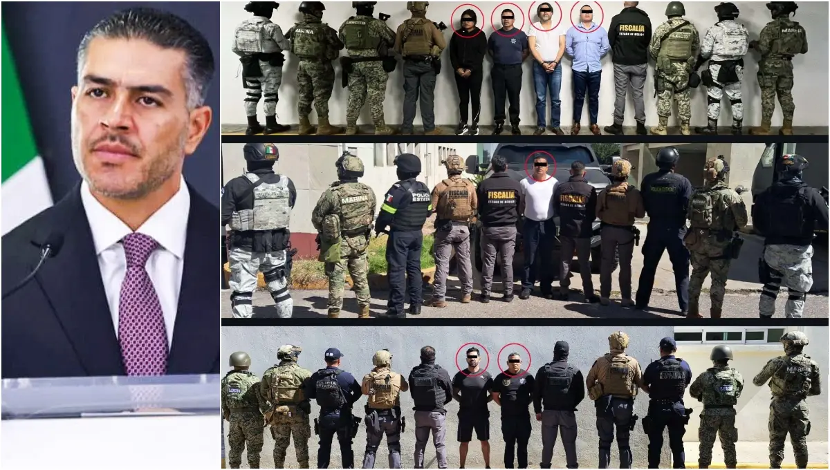 Detenidos Operación Enjambre