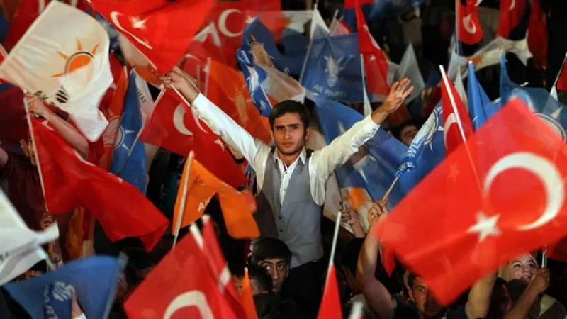 Turquia parlameno elecciones celebraciones