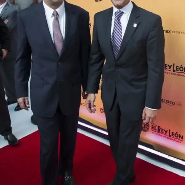 Héctor Slim y Miguel Ángel Mancera.