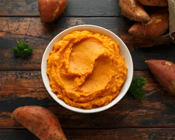 Puré de camote, el complemento perfecto