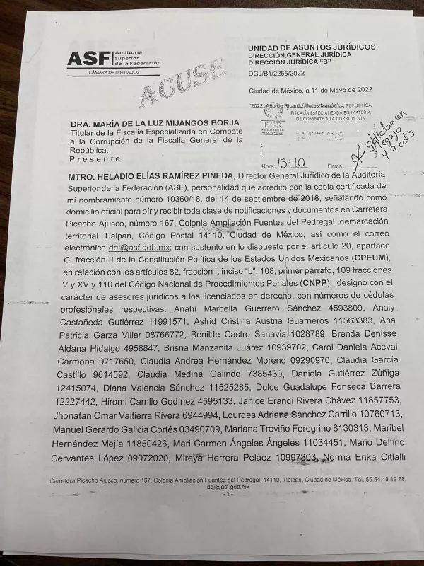 Denuncia contra el Fiscal de Campeche Renato Sales, por presunto "robo" de plataforma de espionaje con fines policiacos.