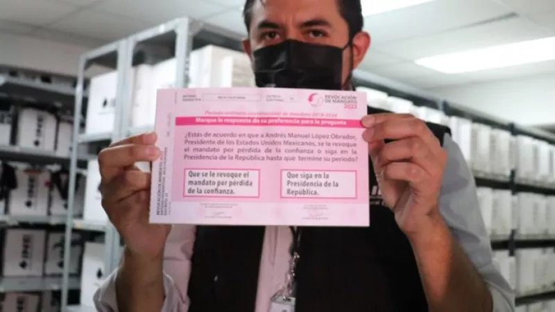 Los datos de las casillas para la revocación estarán a cargo del INE.