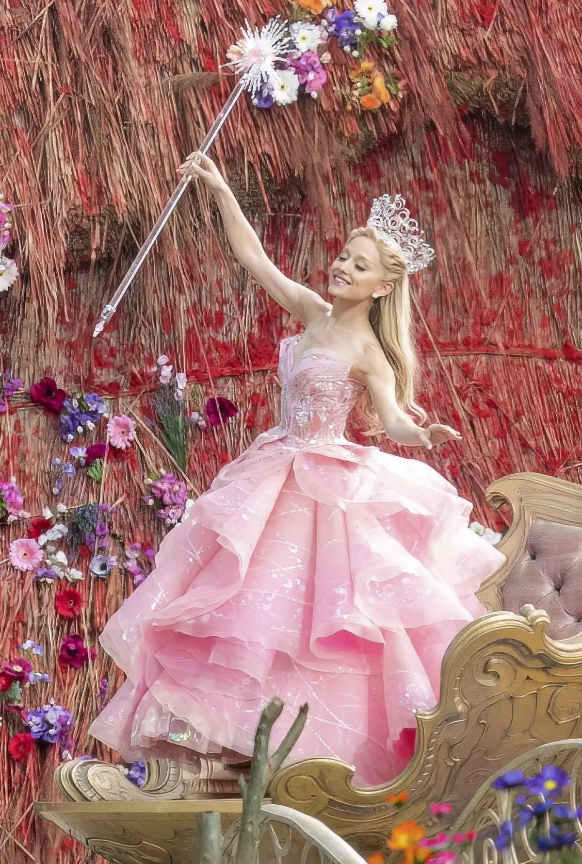 El primer vistazo de Ariana Grande como Glinda en Wicked