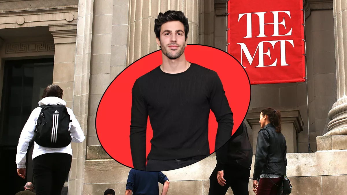 El modelo que fue despedido de la Met Gala por hacerse viral 